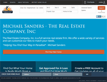 Tablet Screenshot of michaelsandersrealestate.com